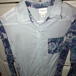 Floral long sleeve shirt